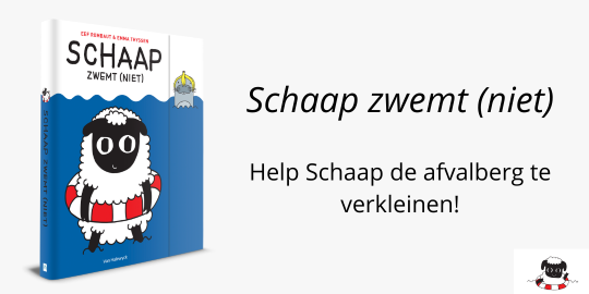 Schaap zwemt (niet)