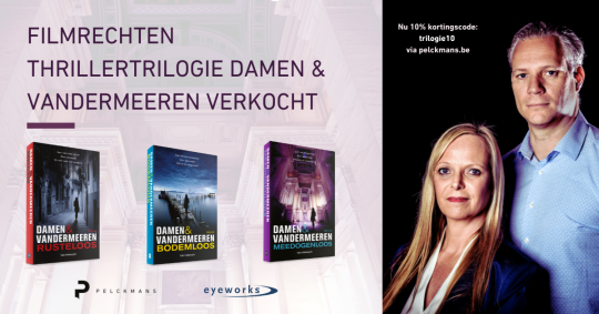 Filmrechten van thrillertrilogie Damen &amp; Vandermeeren verkocht