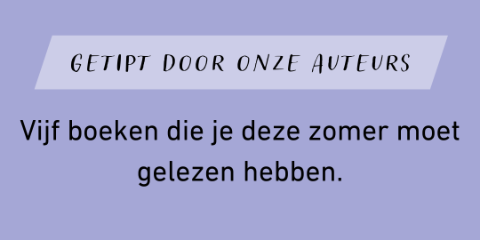 Getipt door onze auteurs