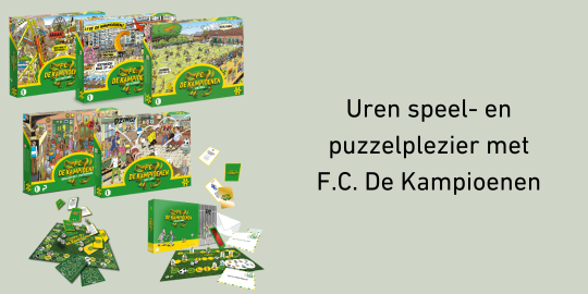 Uren speel- en puzzelplezier met F.C. De Kampioenen