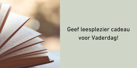 Geef een boek voor Vaderdag!