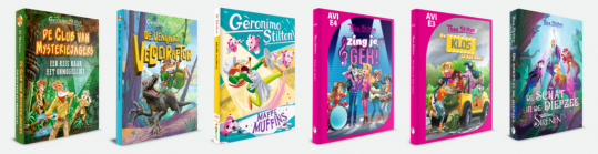 Nieuwe boeken van Geronimo en Thea Stilton