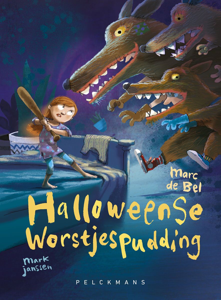 Meisjes met pit: Halloweense worstjespudding