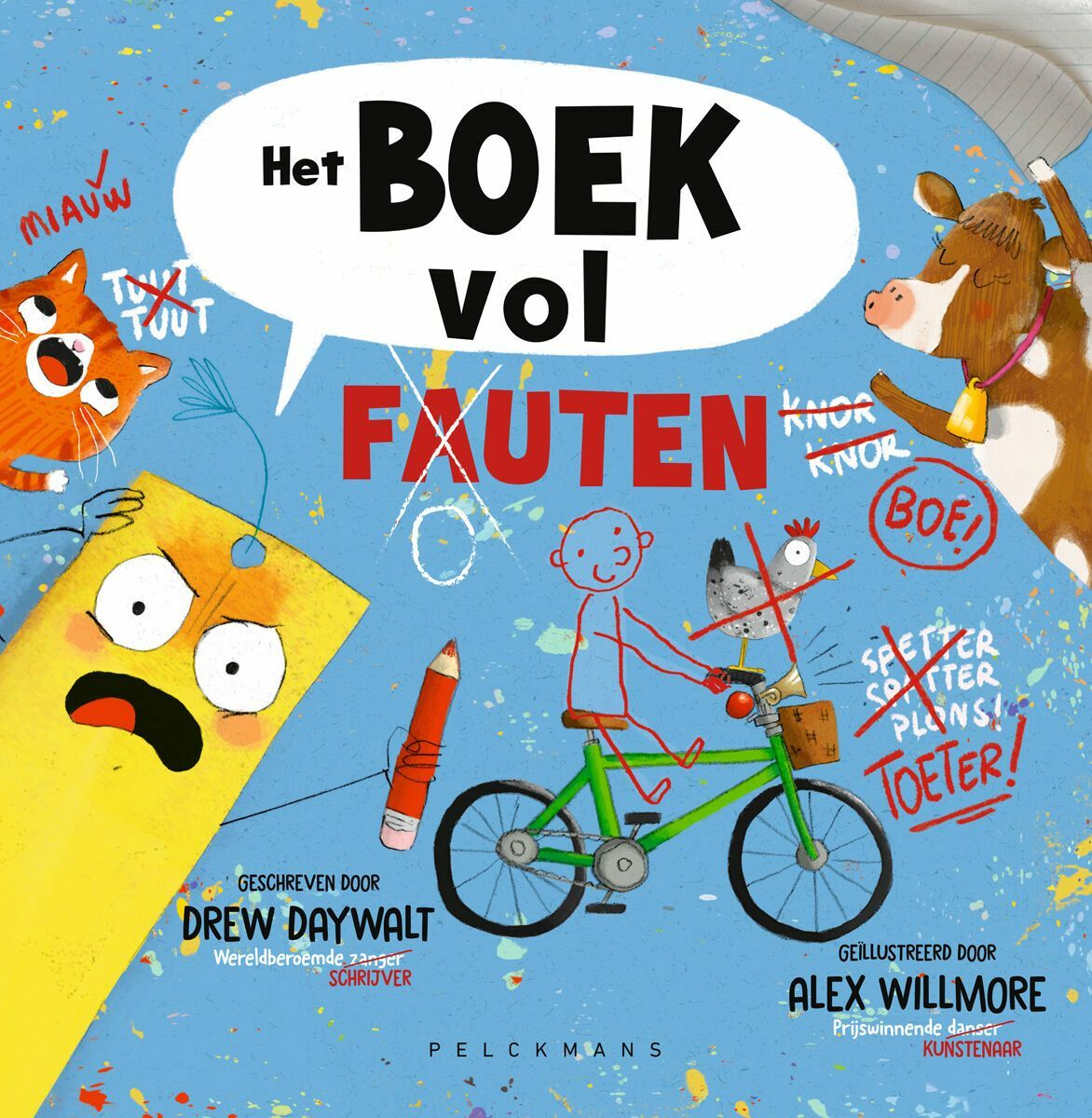 Het boek vol fauten