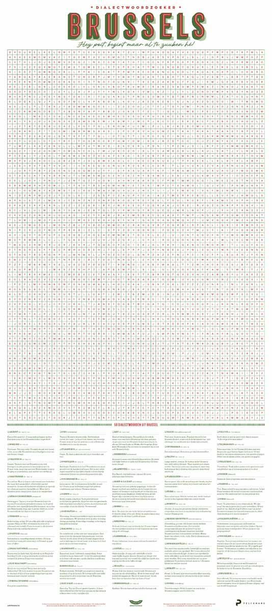 Dialectposter: BRUSSELS