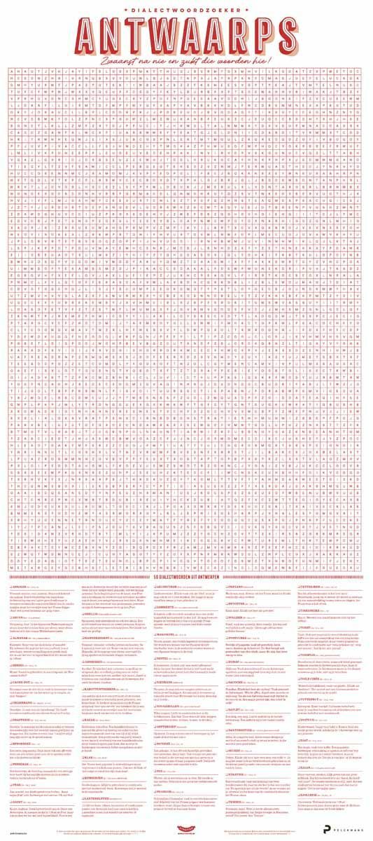Dialectposter: ANTWERPS