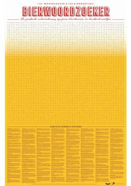 XL Spelposter - Bierwoordzoeker