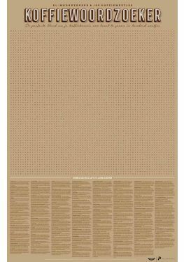 XL Spelposter - Koffiewoordzoeker