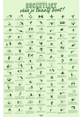 Bucketlistposter voor kids