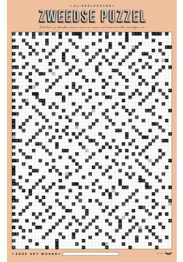 XL Spelposter - Zweedse Puzzel 3