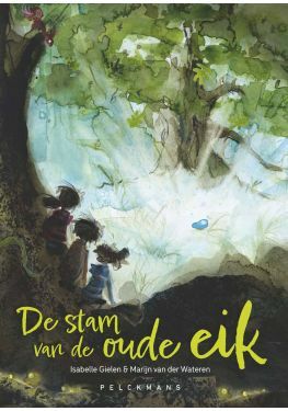 De stam van de oude eik